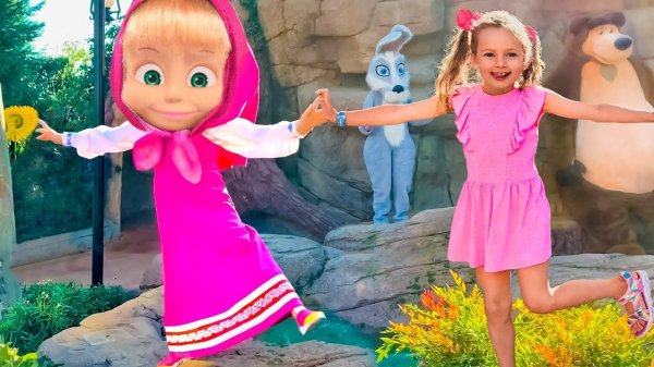 Приключения в парке с Майей и Машей - Весёлые истории на детской площадке