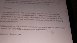 Ответ производителя XP по поводу разряда WS 6 на предстоящей прошивке...