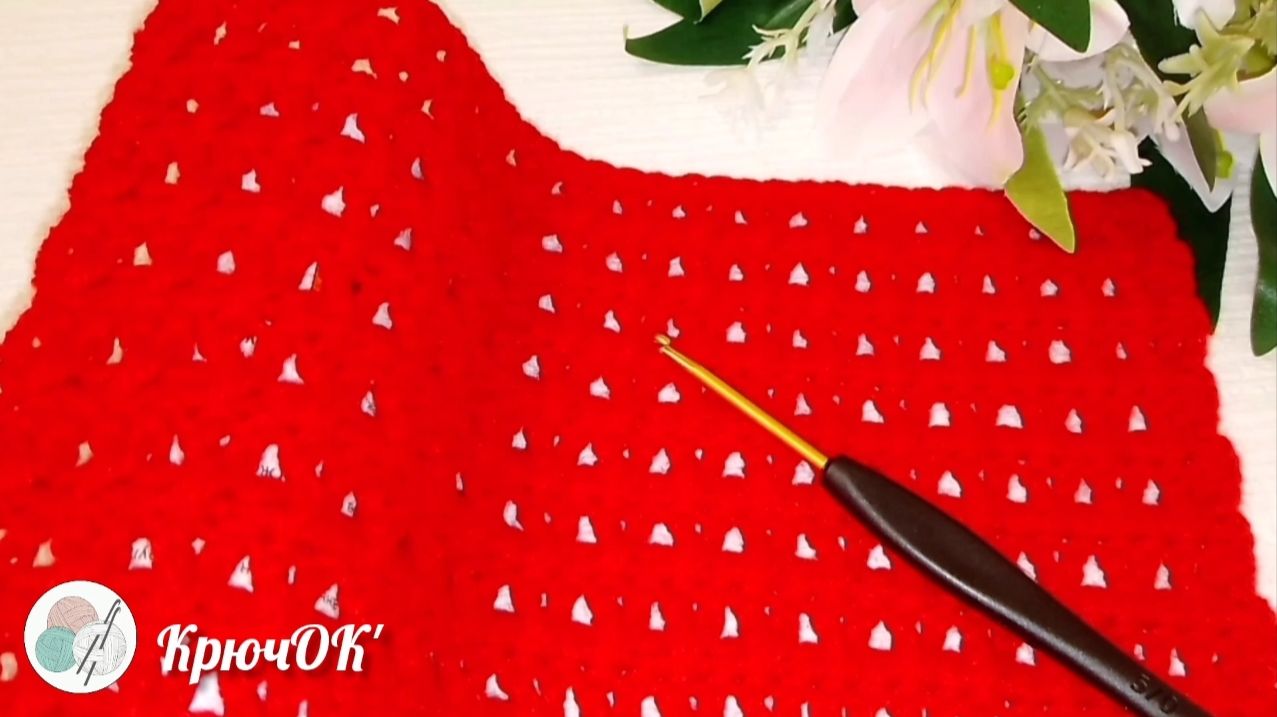 Узор крючком 19 #вязаниекрючком #узорыкрючком