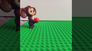 битва Чебурашки против папы и стива