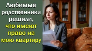 Любимые родственники решили, что имеют право на мою квартиру