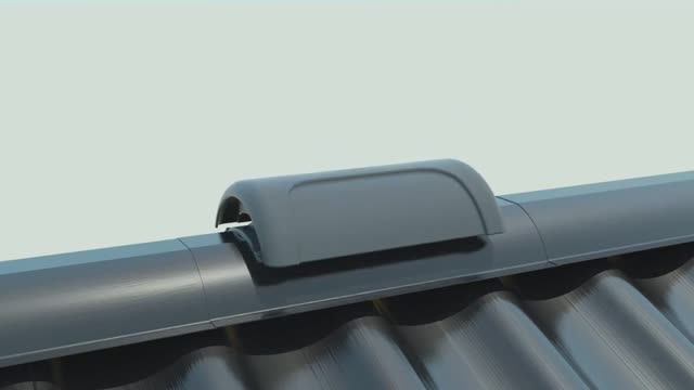 Монтаж конькового кровельного вентиля PELTI -KTV/HARJA смотреть онлайн