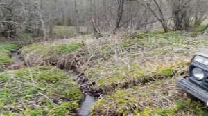 #нива по бездорожью с прицепом