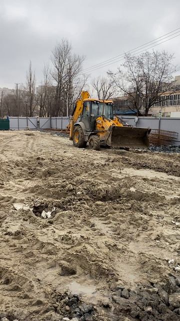 Строительство магазина "Пятерочка". Подготовка площадки. ЮгСтройКомплект