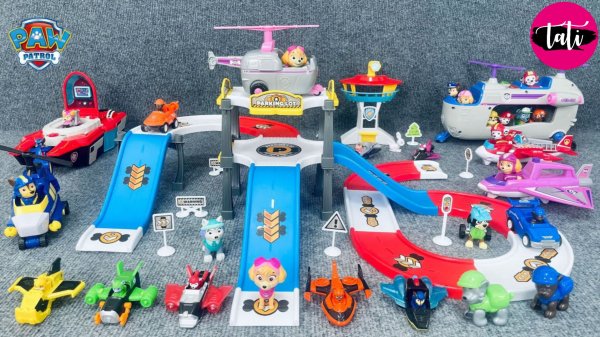 Играем в игрушки из мультика щенячий патруль. Мультфильм для детей. ASMR АСМР