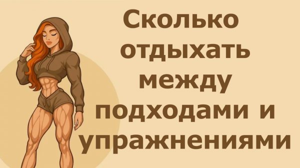 Сколько отдыхать между подходами и упражнениями