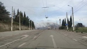 Дорога Ялта - Симферополь. Без комментариев.