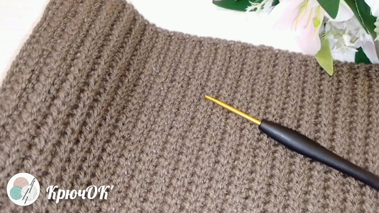 Узор крючком 16 #вязаниекрючком #узорыкрючком