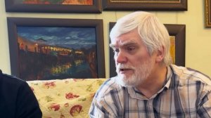 Художник о художниках, искусстве и жизни.
В студии Александр Левченков.