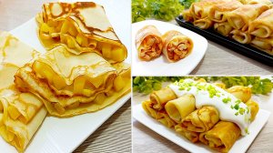 3 САМЫЕ ВКУСНЫЕ НАЧИНКИ ДЛЯ БЛИНОВ | ИДЕАЛЬНЫЙ ВАРИАНТ! ПРОСТЫЕ РЕЦЕПТЫ НА КАЖДЫЙ ДЕНЬ