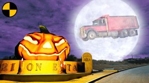 Призрачный Грузовик VS Автомобили | BeamNG Drive Halloween