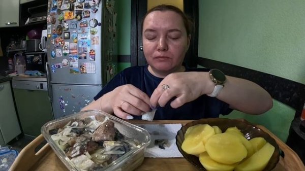 Скумбрия в пряном маринаде с картошкой /Еда/Вкусная домашняя еда/Скумбрия