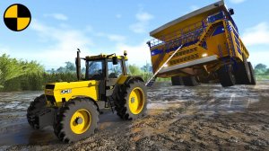 Трактор JCB Помогает Всем | BeamNG Drive