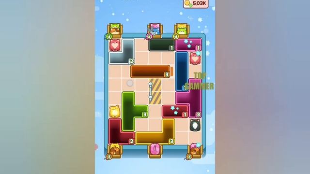 Как пройти Уровень 308 в Drop The Cat! (Решение)