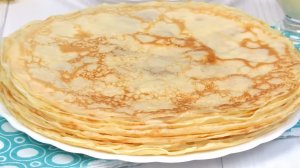 Быстрый рецепт блинов на молоке - рецепт на Eda.video