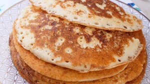 Дрожжевые блины на манке и молоке - рецепт на Eda.video