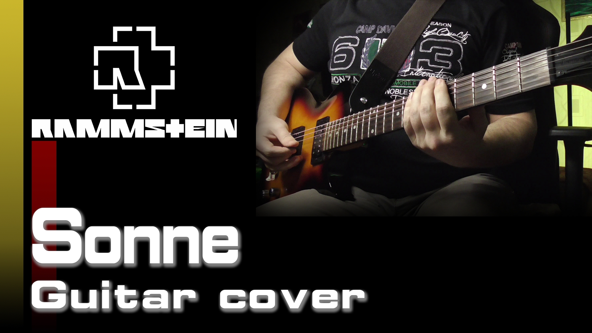 Rammstein - Sonne [Guitar cover]