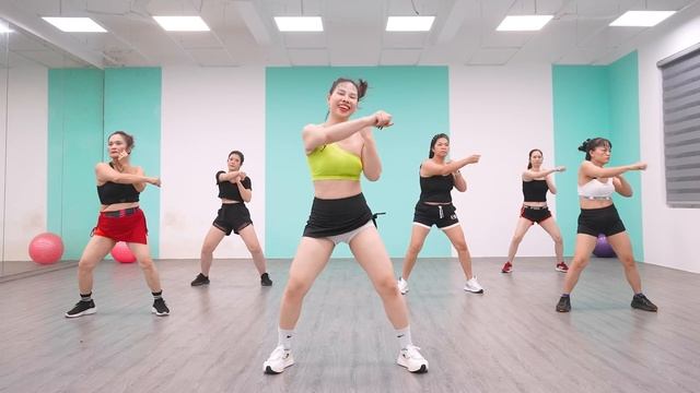 35 Mins Aerobic Workout - Exercise To Lose Belly Fat For Beginners смотреть онлайн