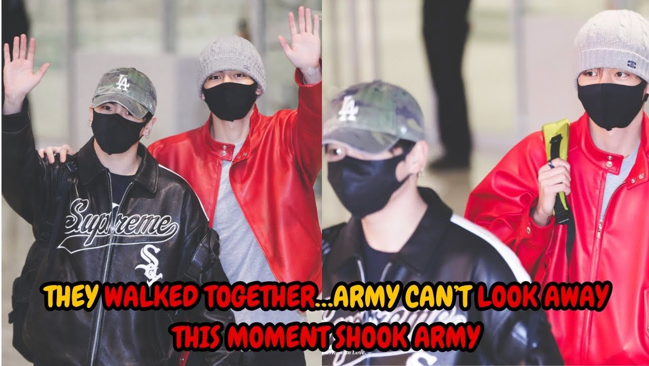 Тэхён машет рукой, Чонгук молча падает — В аэропорту Инчхон царит хаос! смотреть онлайн