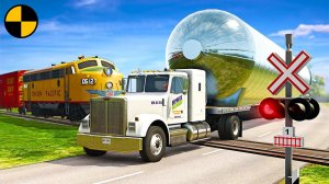 ПОЕЗДА и ЖЕЛЕЗНОДОРОЖНЫЕ ВАГОНЫ | BeamNG Drive - Эпичные сюжеты в игре