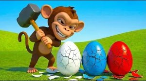 о, нет!😱 Непослушная обезьянка украла яйца с фермы Старого Макдоналдса 🐒🥚 1