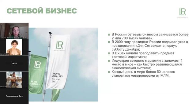 Презентация Продукта и Бизнеса с компанией LR