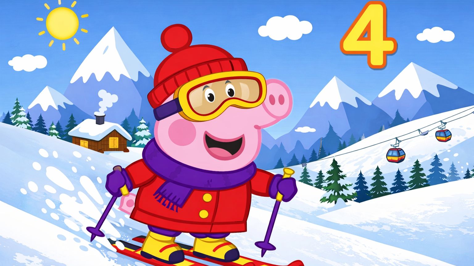 4 частьСвинка пеппа игра для детей. Прохождение 4 смотреть онлайн