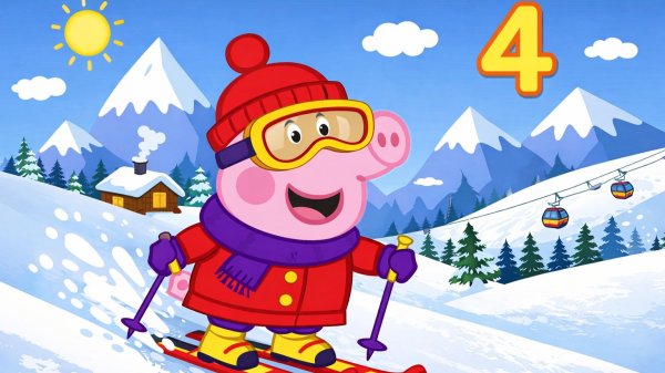 4 частьСвинка пеппа игра для детей. Прохождение 4