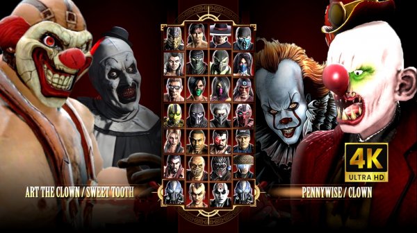Игра за Art the Clown & Sweet Tooth в Mortal Kombat Komplete Edition на PC Expert в 4К