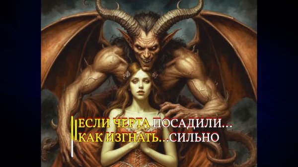 ЕСЛИ ЧЕРТА ПОСАДИЛИ…КАК ИЗГНАТЬ…СИЛЬНЫЙ РИТУАЛ…ДЛЯ ВСЕХ
