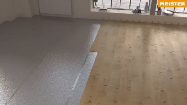 Паркет МАЙСТЕР (MEISTER) - Укладка напольных покрытий с замком Мастерклик Плюс (Masterclic Plus)