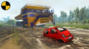 Автомобили VS Болотная Грязь | BeamNG Drive