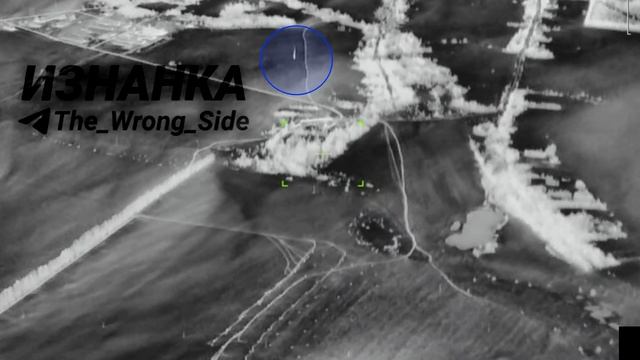 Уничтожение украинских позиции операторов дронов в Черниговской области, Украина.