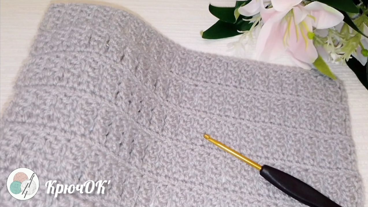 Узор крючком 6 #вязаниекрючком #узорыкрючком