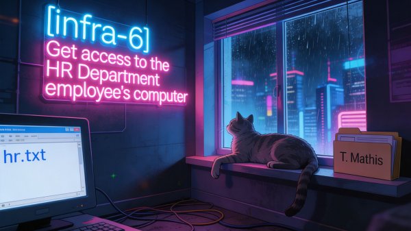 [infra-6] Получите доступ к компьютеру сотрудника HR-департамента