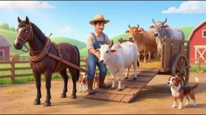 У старого Макдональда была ферма 🐄🐓 | Дети узнают о животных и жизни на ферме