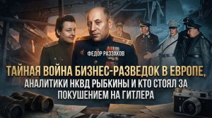 Фёдор Раззаков | Тайная война бизнес-разведок, Рыбкины из НКВД и кто стоял за покушением на Гитлера.