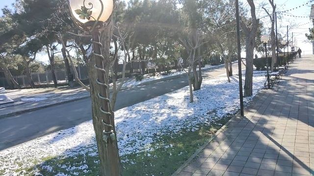 Анапа. Сегодня солнечно! Остатки снега! 10 февраля 2026. смотреть онлайн