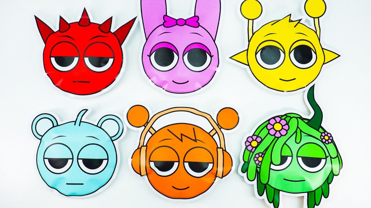 Мультики Детям — 💖Поделка из бумаги💖 Угадайте, какой персонаж Спрунки выпадет из кубиков ｜ смотреть онлайн