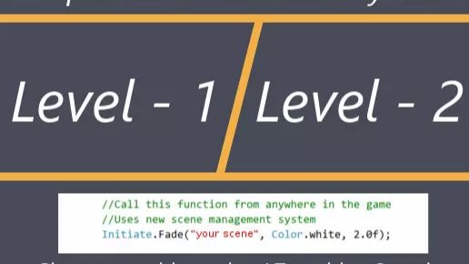 Asset Unity - Simple Fade Scene Transition System (Простая система перехода сцен с затуханием)