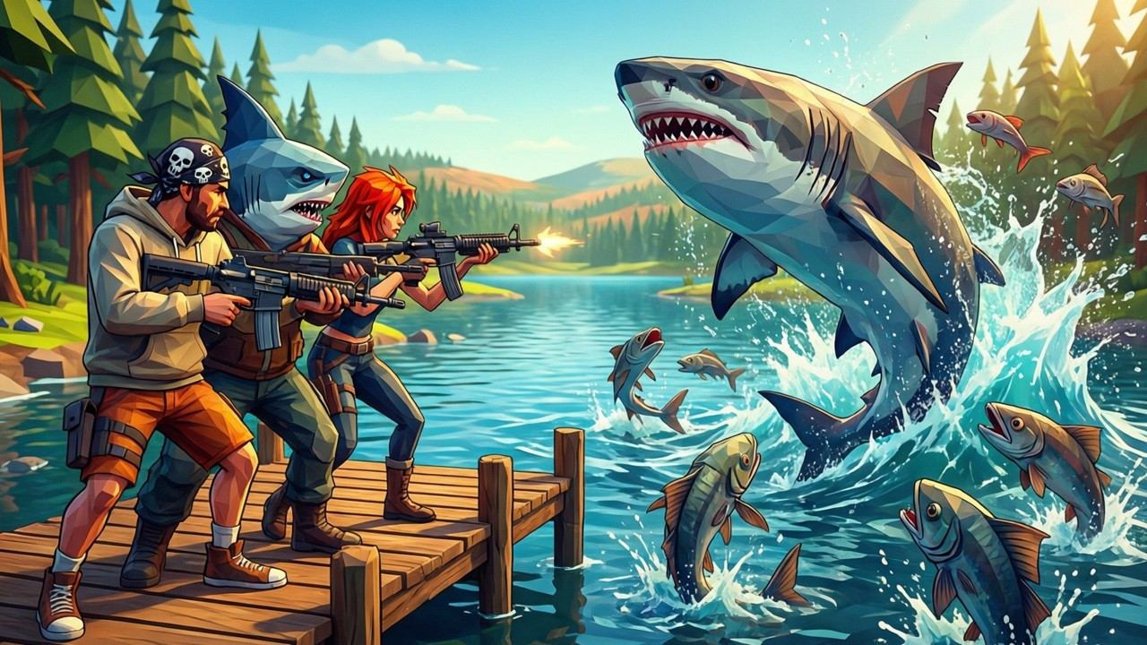 НЕ МОЖЕШЬ ПОЙМАТЬ РЫБУ? ЗАСТРЕЛИ ЕЁ! смотреть онлайн