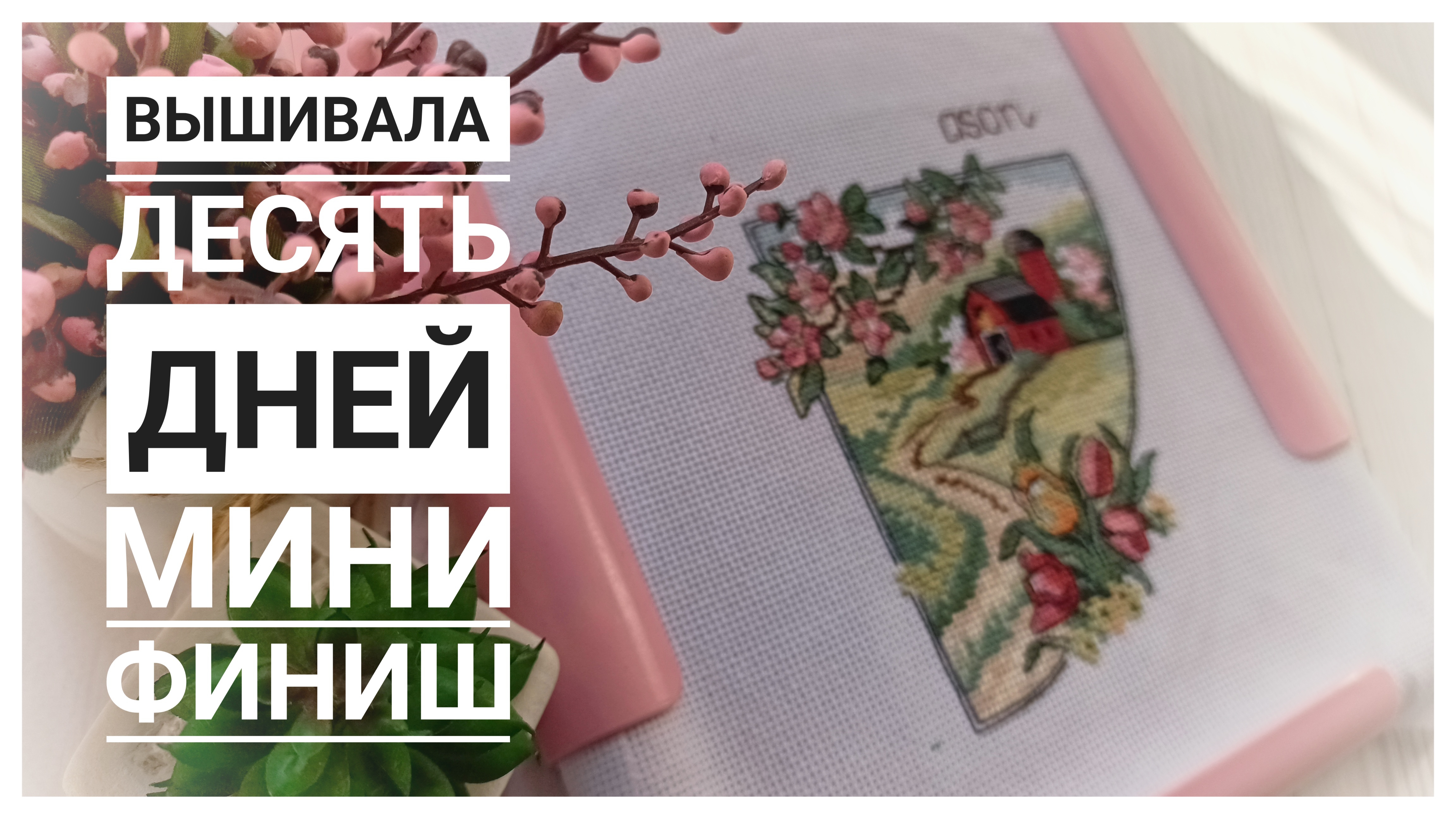 Продвижения за 10 дней | Маленький финиш | Вышивка крестом смотреть онлайн