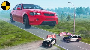 Супер Гигантский Автомобиль VS Полиция | BeamNG Drive