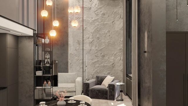 Дизайн- проект двухуровневой квартиры-студии смотреть онлайн