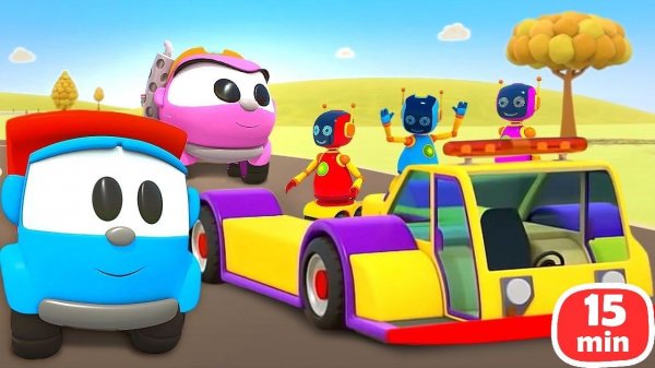 Грузовичок Лёва с друзьями-машинками паркует самолёт в ангар и печёт печенье