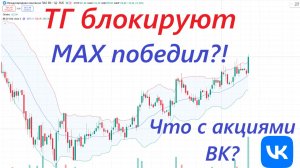 ⚡️ТГ блокируют, МАКС победил ►Акции ВК растут, стоит ли инвестировать?