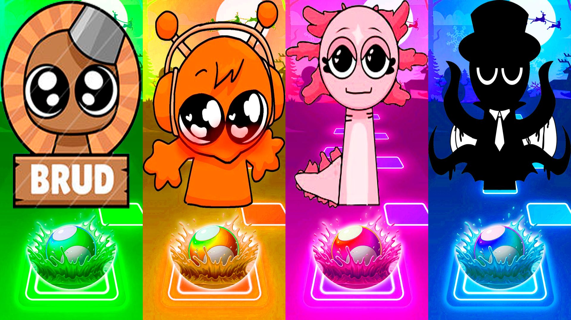 Coffin Dance Спрунки 184 уровень - Мультики про Спрунке | МУЛЬТФИЛЬМЫ SPRUNKI в Tiles Hop смотреть онлайн