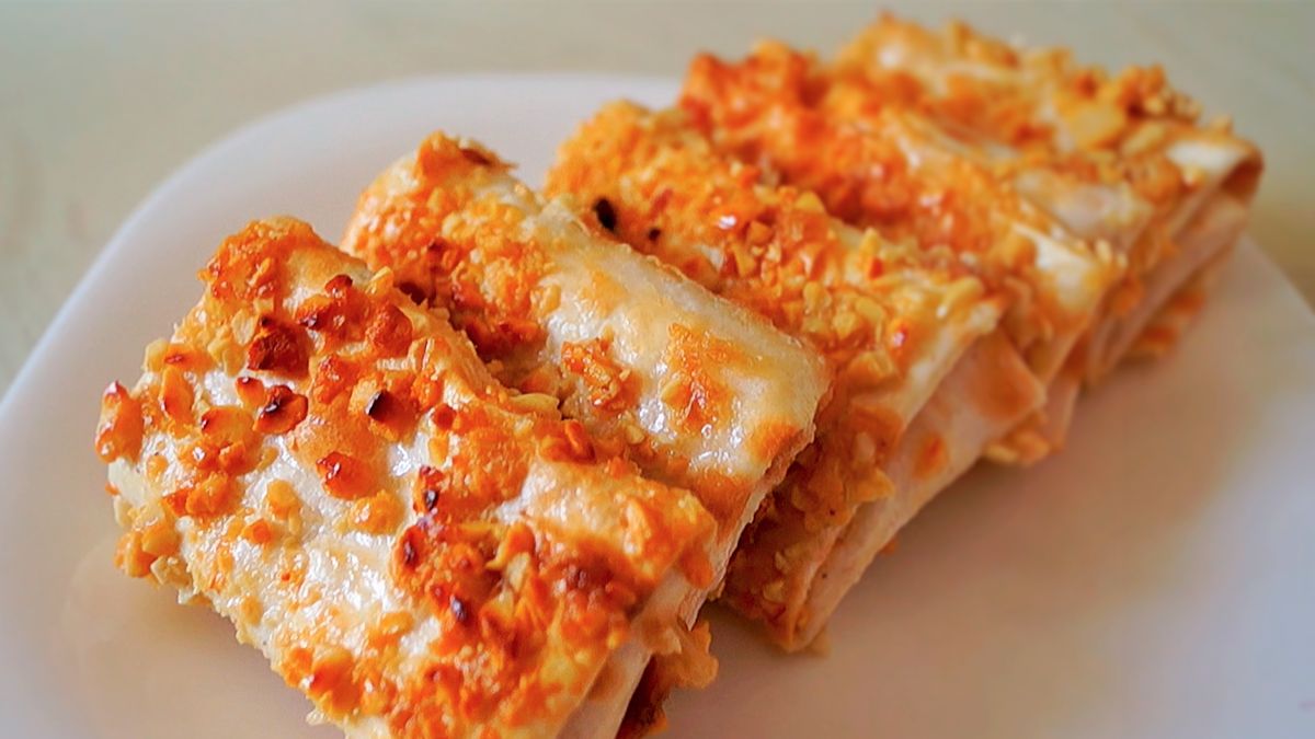 Невероятная ВКУСНЯТИНА К ЧАЮ | Сладкие Конвертики из Лаваша смотреть онлайн