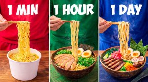 [vanzai] 1 МИНУТА vs 1 ЧАС vs 1 ДЕНЬ РАМЭН