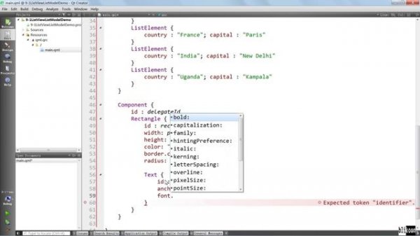 073 ListView and ListModel